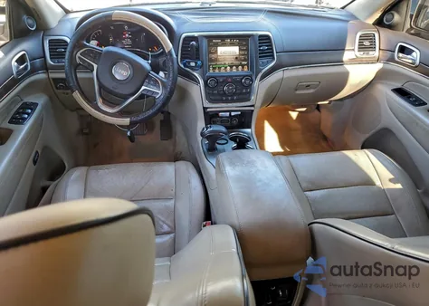 2014 Jeep Grand Cherokee Overland z USA, uszkodzony, nr VIN 1C4RJECG8EC452164